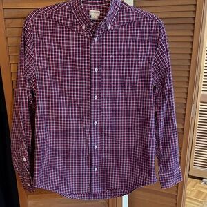 Crewcuts Red and Blue Plaid Button-Down Shirt